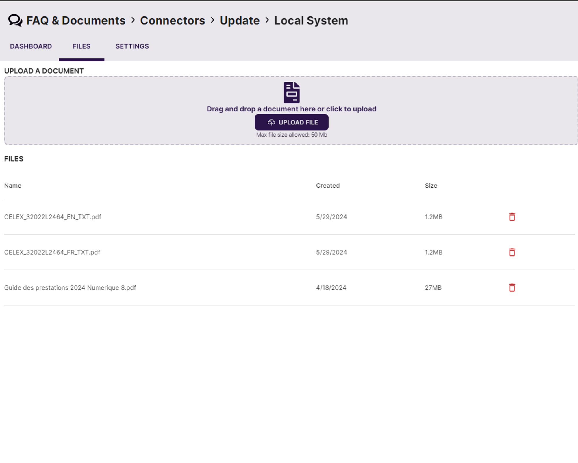 Enhanced Document Upload Capabilities